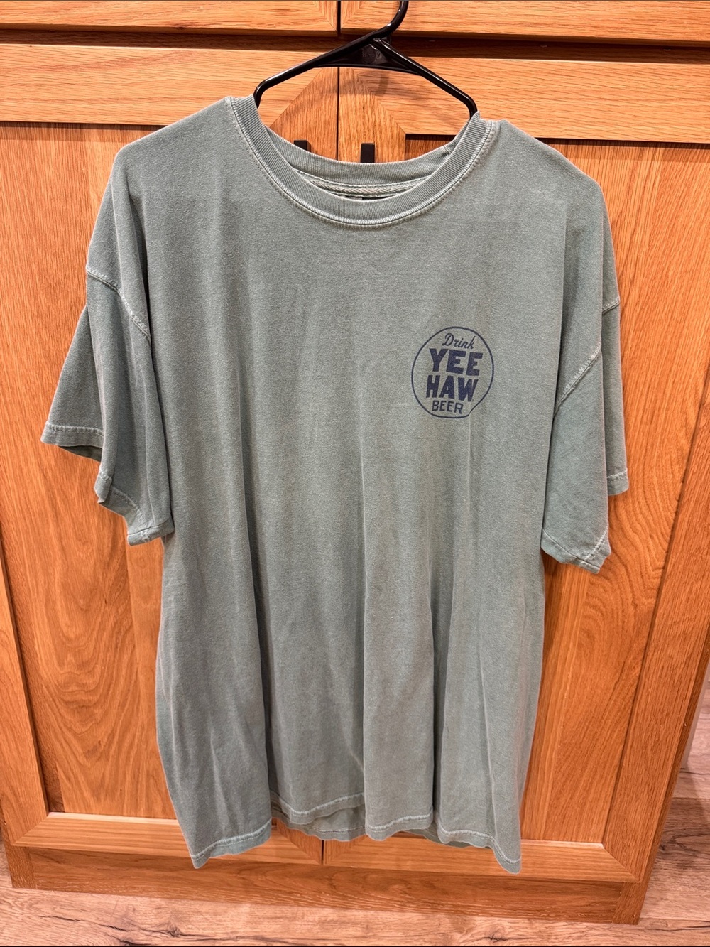 Men's Short Sleeve Logo T-Shirt - Faded Green